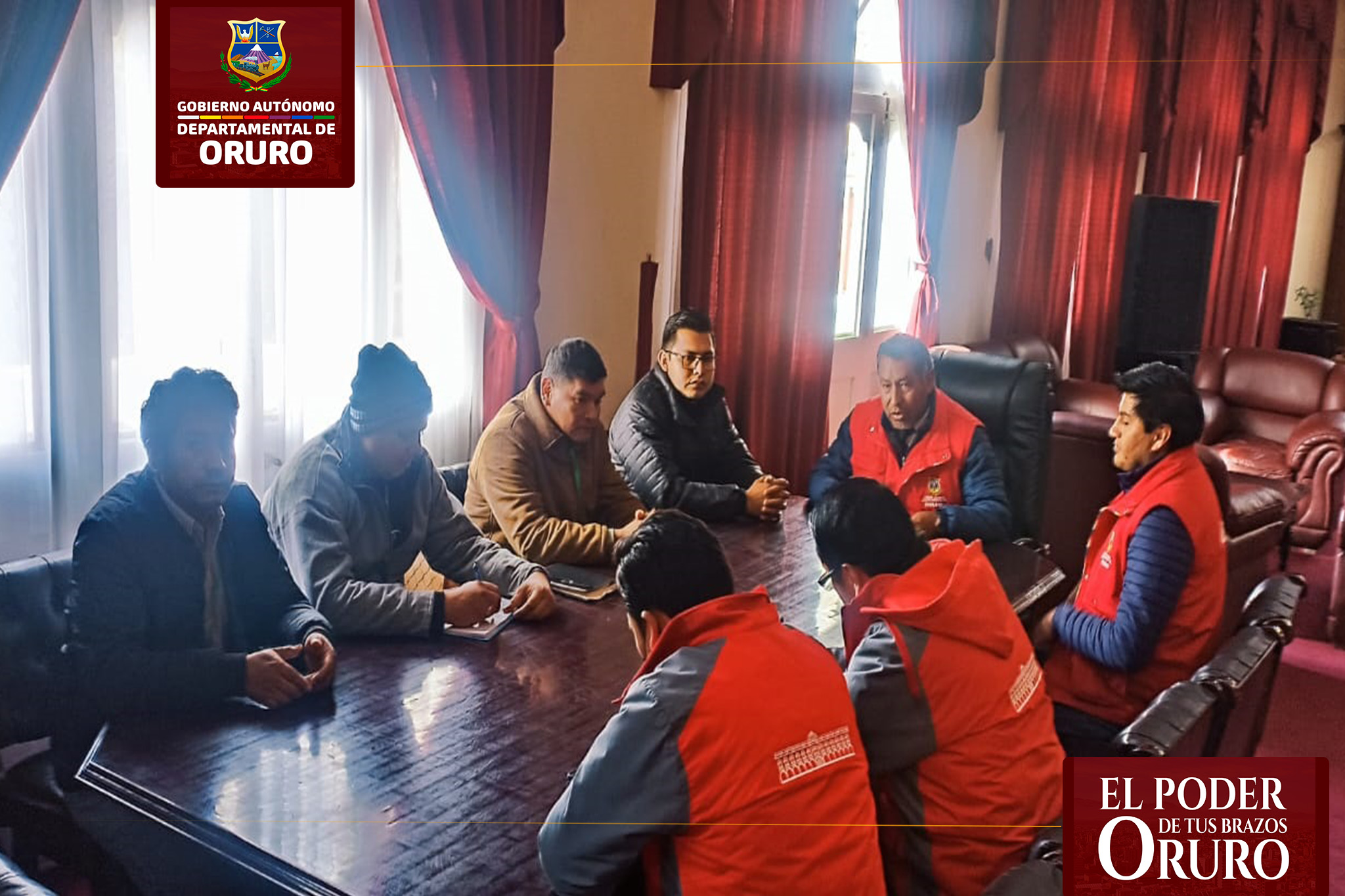 Bienvenida a la delegación de la Secretaría Departamental de Minería, Energía e Hidrocarburos del Gobierno Autónomo Departamental del Beni por parte del GADOR