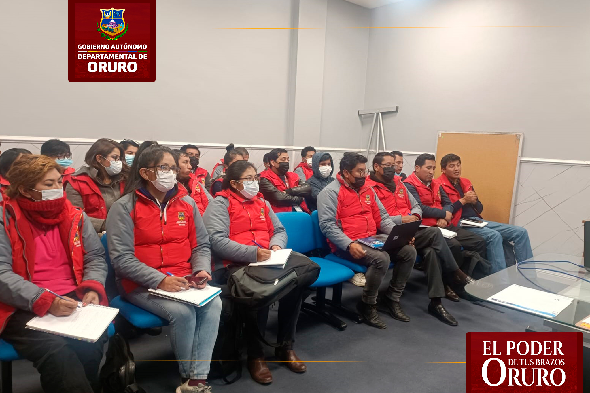 Capacitación por el personal del SIN- Regional Oruro al personal de la SD.M.M.R.E.  sobre el llenado de formularios relacionados con la regalías mineras.