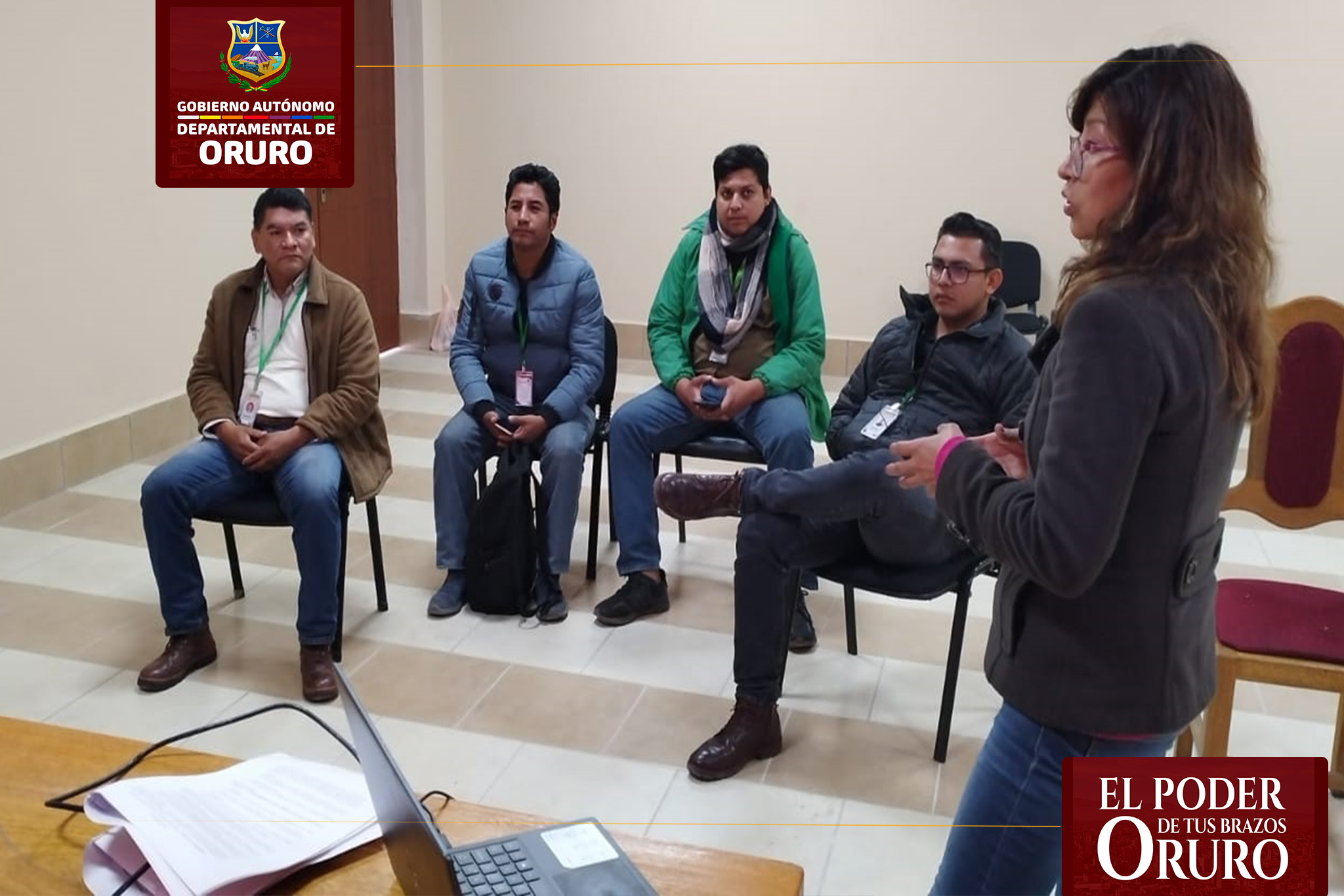 Exposición por parte del Área Legal de la SDMMRE a la delegación de la  SDMEH - GADBENI