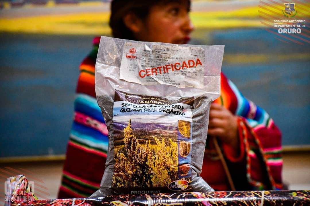Gobierno Autónomo Departamental de Oruro, apoya la organización del Lanzamiento del 8° concurso departamental de innovación agropecuaria, agrícola y forestal (Innovare) 2023.