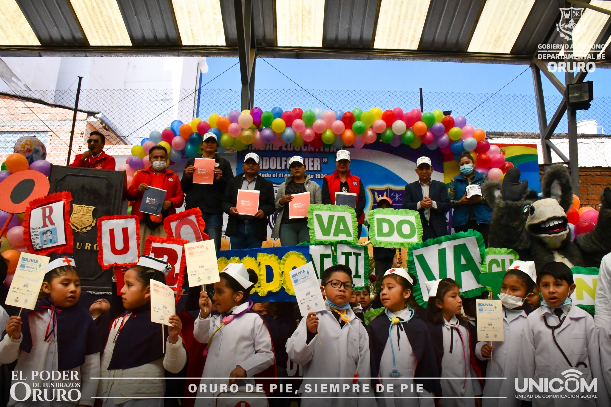 INICIA EN ORURO LA SEMANA DE VACUNACIÓN EN LAS AMÉRICAS