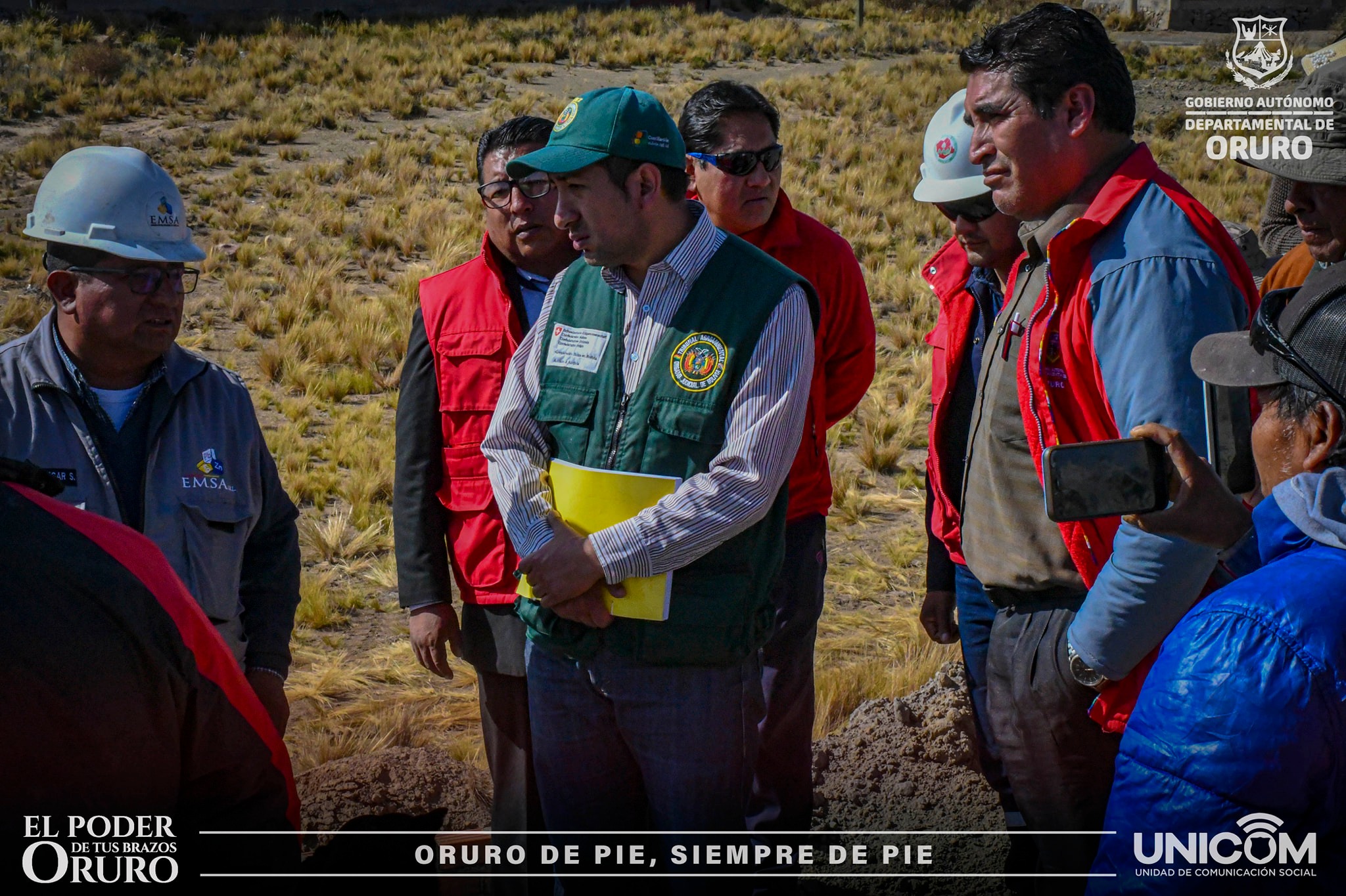 SE REALIZÓ UNA INSPECCIÓN IN SITU AL LUGAR, GOBERNACIÓN ASUMIÓ ACCIONES LEGALES POR DIQUE DE COLAS CONTRA EMSA 